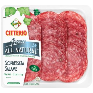 citterio usa sopressata salame fresco, all natural, sliced
