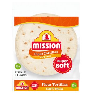 mission super soft soft taco flour tortillas