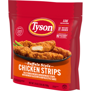 tyson frozen buffalo style chicken strips