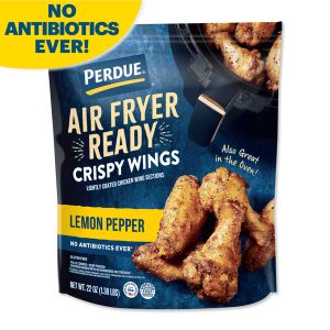 perdue air fryer ready lemonpepper crispy chicken wing sections